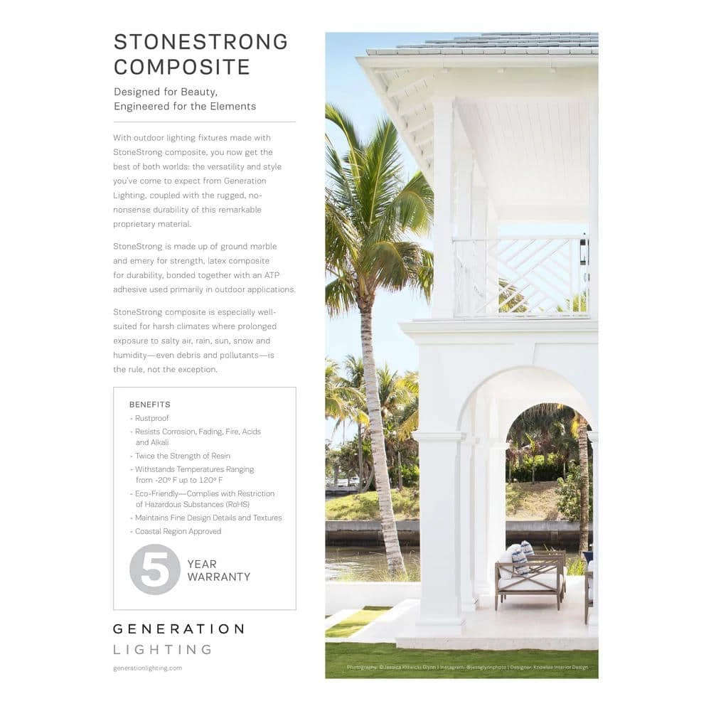 Urbandale 1-Light Outdoor Antique Bronze Integrated LED Lamp Post Light by Feiss - Image 4