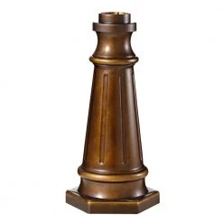 Astral Bronze Outdoor Lantern Post Base by Feiss