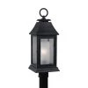 Shepherd 1-Light Dark Weathered Zinc Outdoor 17.25 in. Post Top Light by Feiss