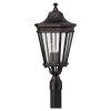 Cotswold Lane 3-Light Grecian Bronze Outdoor Lamp Post Light by Feiss