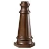 Heritage 10 in. W. Bronze Outdoor Lantern Post Base by Feiss