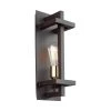Finnegan 1-Light New World Bronze Wall Sconce by Feiss