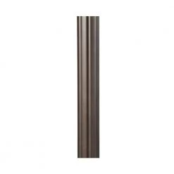 7 ft. Oil Rubbed Bronze Fluted Outdoor Lamp Post by Feiss