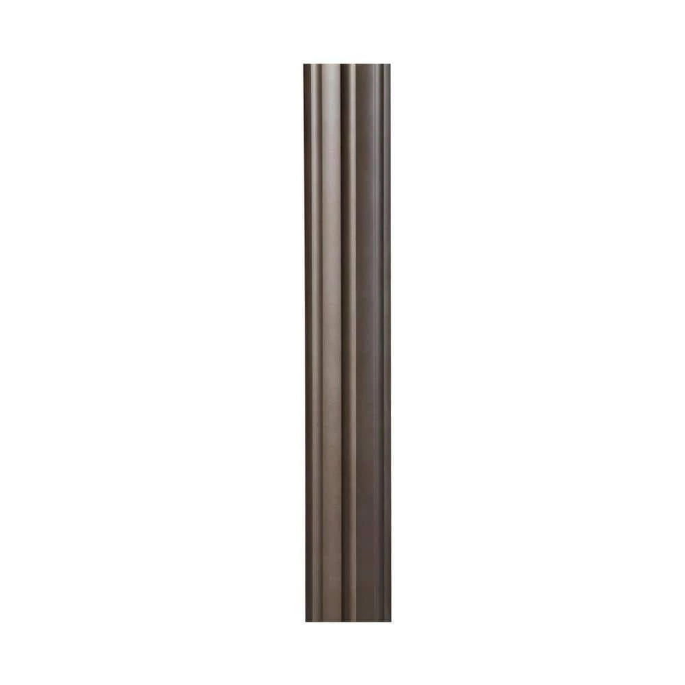 7 ft. Oil Rubbed Bronze Fluted Outdoor Lamp Post by Feiss