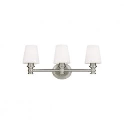 Xavierre 23.125 in. W. 3-Light Satin Nickel Vanity Light by Feiss