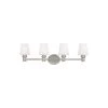 Xavierre 4-Light Satin Nickel Vanity Light by Feiss